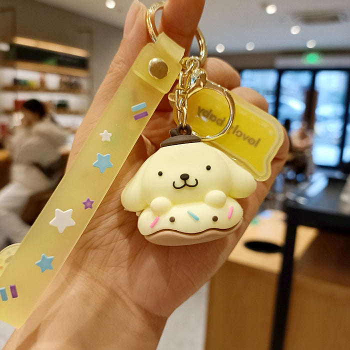 Wholesale Cartoon Doll Silicone Keychain JDC-KC-SuCheng003