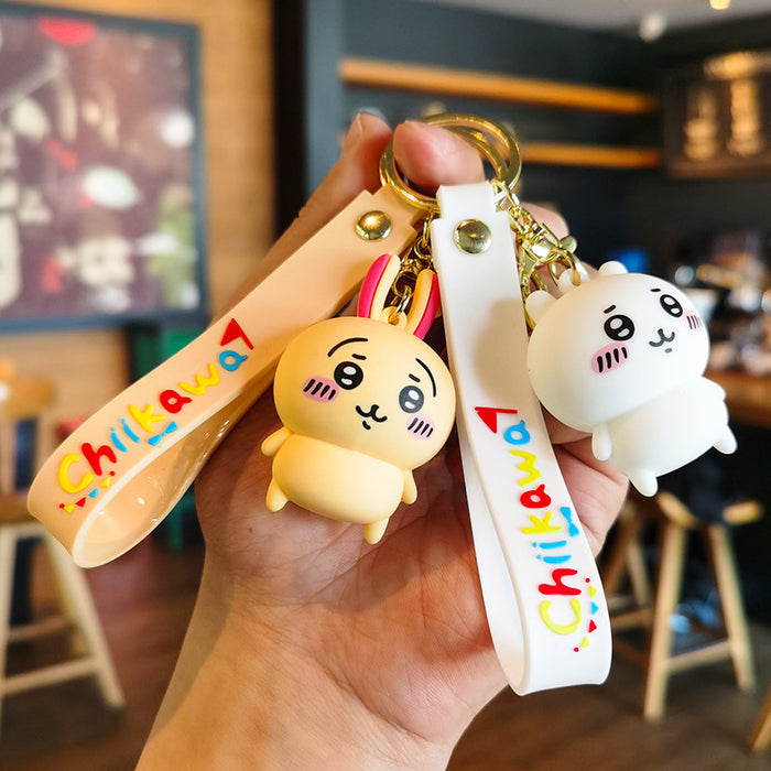 Wholesale Silicone Cartoon Doll Keychain JDC-KC-Tingm150