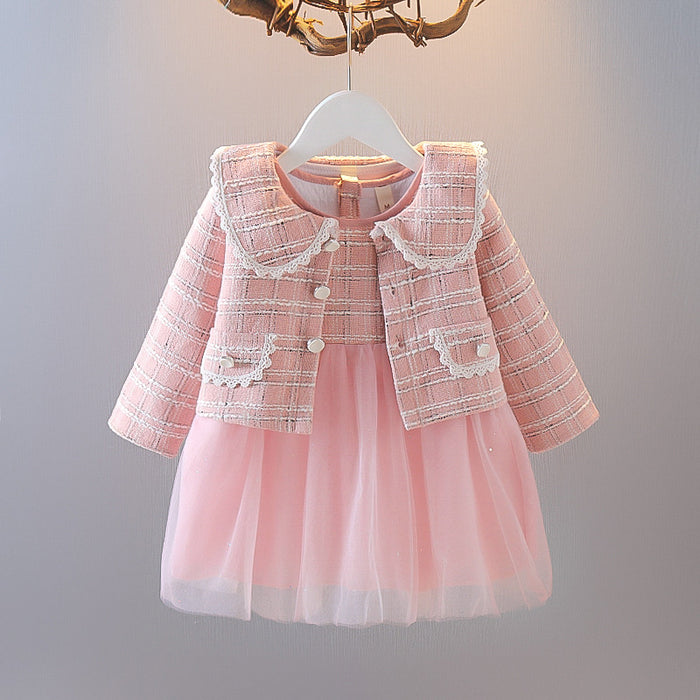 Wholesale Mesh Vintage Kids Dress JDC-CTS-MianY034