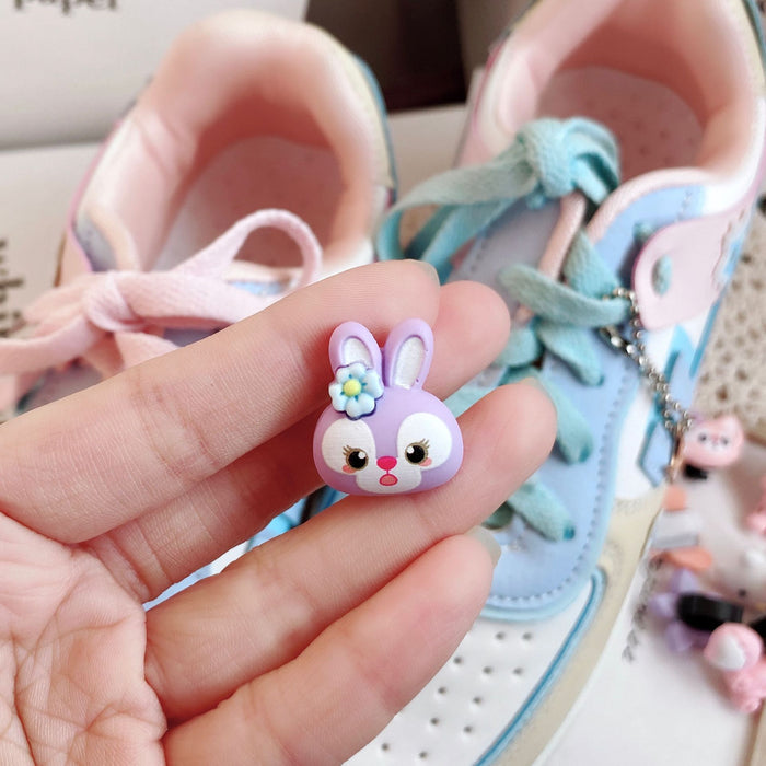 Wholesale plastic shoelace accessories shoelace buckle cartoon shoe upper decoration JDC-CS-ChenST001