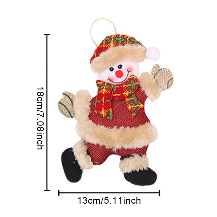 Wholesale Christmas tree decoration pendants mini Christmas tree five-pointed star ornaments party atmosphere window display