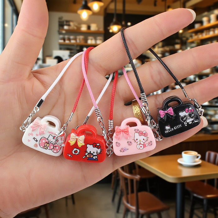 Wholesale Mini Cartoon Cat Handbag Keychain
