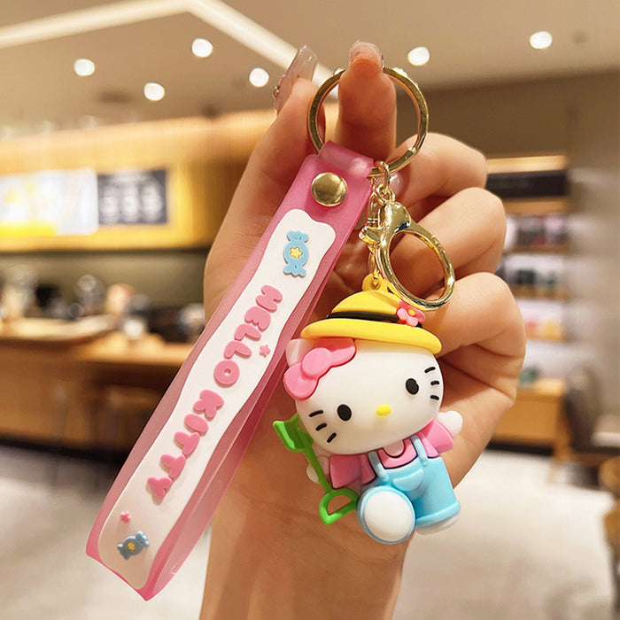 Wholesale Cartoon Doll Silicone Keychain (S) JDC-KC-JuJi006