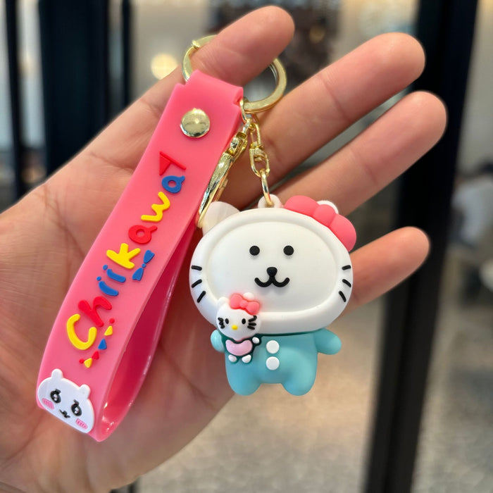 Wholesale Cartoon PVC Cute Keychains JDC-KC-PengYu37