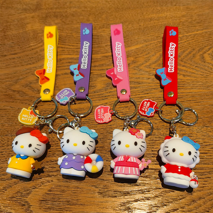 Wholesale Cartoon Doll Silicone Keychain JDC-KC-Tingm246