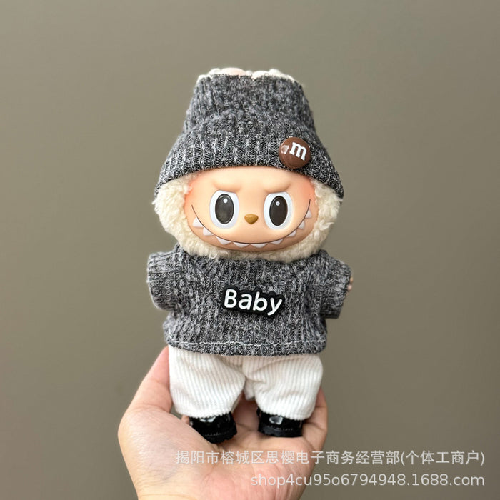 Wholesale 17cm Cartoon Doll Clothes Set