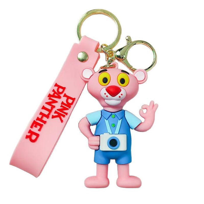 Wholesale cartoon Pink doll key chain pendant bag car key chain accessories gift