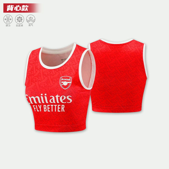 Wholesale World Cup National Team Football Girls Crop Top Short-Sleeve Sports Vest