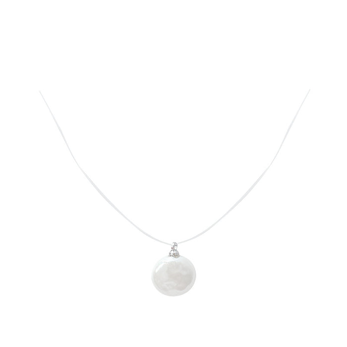 Wholesale Light luxury niche simple versatile pendant irregular pearl necklace temperament collarbone chain necklace accessories