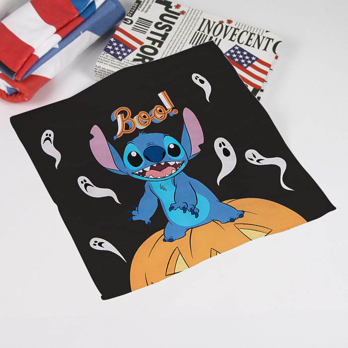 Wholesale Halloween Little Monster Stitch Cartoon Surrounding Multi-picture Anime Square Handkerchief Small Handkerchief Portable Handkerchief Towel Sweat Towel JDC-TW-Hual001