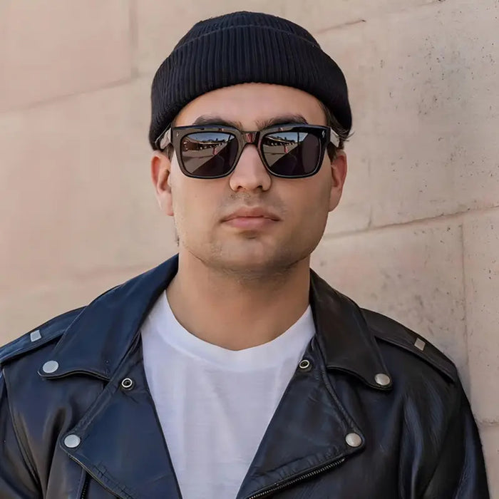Wholesale Men' s Square Small Arrow Sunglasses for Sun Protection