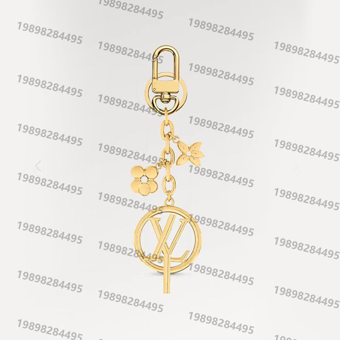 Wholesale Sunflower Letter Alloy Bag Pendant Keychain JDC-KC-LaoHuapi003