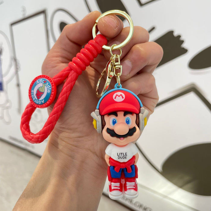 Wholesale Keychain cartoon doll backpack pendant car keychain claw doll machine small gift