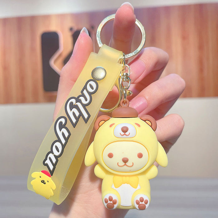 Wholesale Cartoon Doll PVC Keychain JDC-KC-JinG021