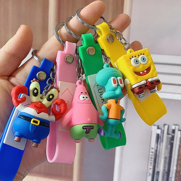 Wholesale   Cartoon  Keychain Pendant Cute Couple Bag Pendant Key Chain