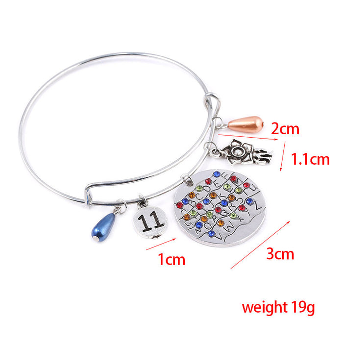 Wholesale Pick Axe Tape Camera Bicycle Alloy Bracelet JDC-BT-YouM001