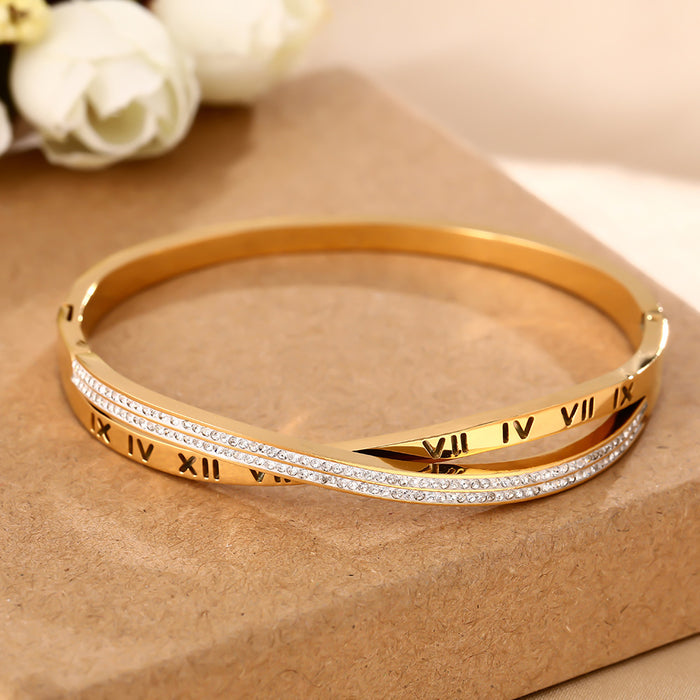 Wholesale Personalized Titanium Steel Bracelet JDC-BT-YinY022