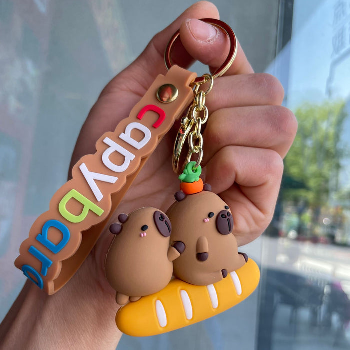 Wholesale Cute keychain, 3D doll, bag, pendant, couple's small gift, claw machine, small gift