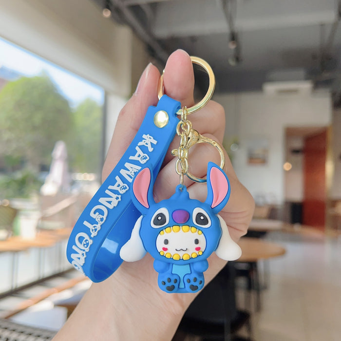 Wholesale Cute Cartoon Doll Silicone Keychain (S) JDC-KC-WC018