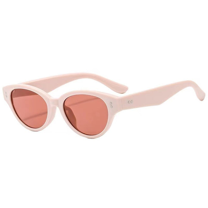 Wholesale Fashionable new cat eye sunglasses, personalized street photography, sunshade sunglasses, UV resistant