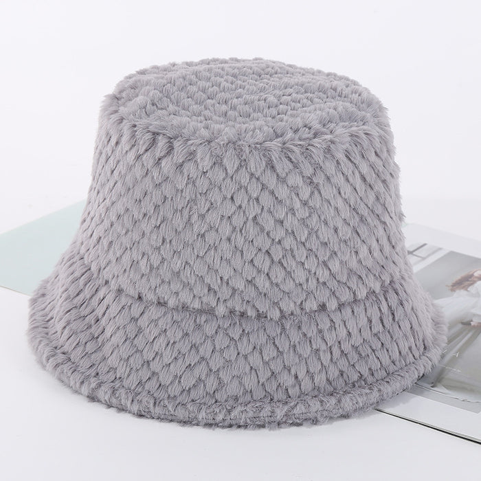 Wholesale winter plush warm fisherman hat with copper coin pattern printing JDC-HT-ShunY002