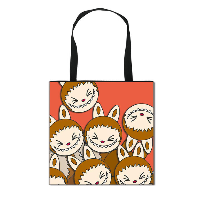 Wholesale Shopping Bag Cute Storage Bag Polyester Satchel Large Capacity  Bag