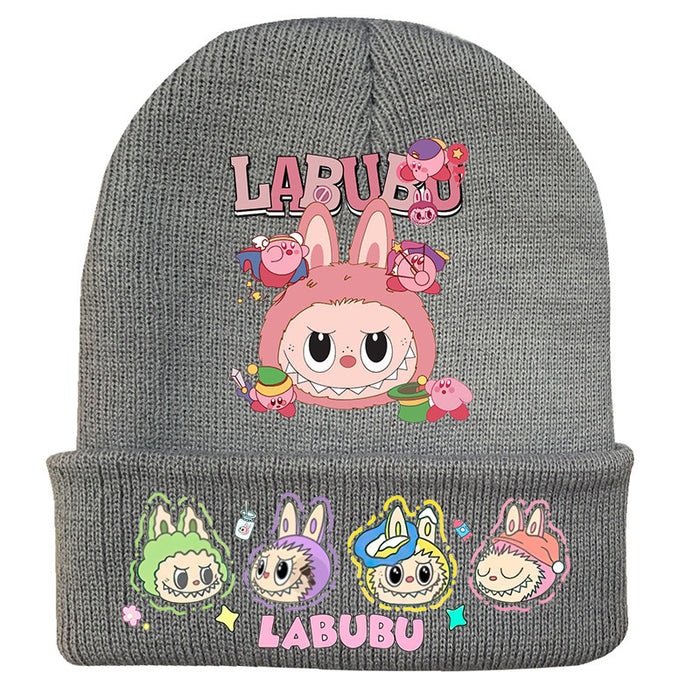 Wholesale   knitted hat autumn and winter new wool hat adult outdoor warm hat cross-border cartoon cold hat
