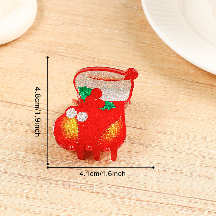 Wholesale Accessories Christmas atmosphere glitter small clip