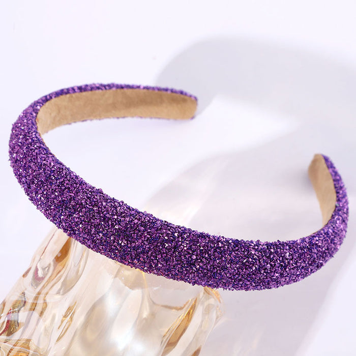 Wholesale Full diamond pearl headband fashionable and elegant temperament face washing headband headdress female accessories