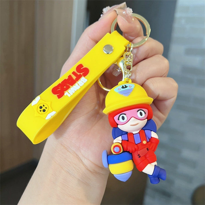 Wholesale Cartoon Game PVC Keychain JDC-KC-JinB031