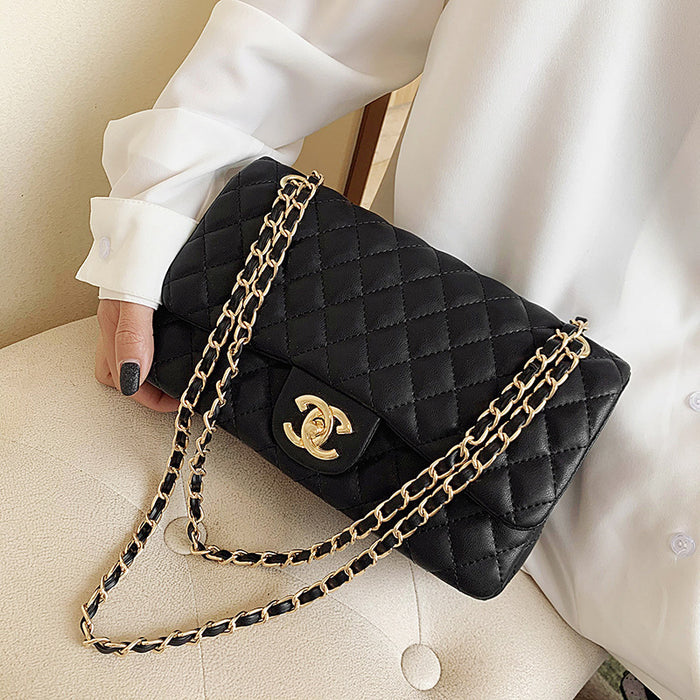 Wholesale PU Diamond Chain Shoulder Bag JDC-SD-Longy003