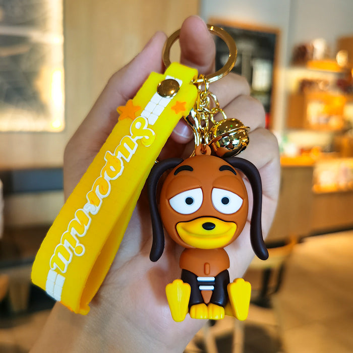 Wholesale PVC Cartoon Cute Doll Keychain JDC-KC-Yid019