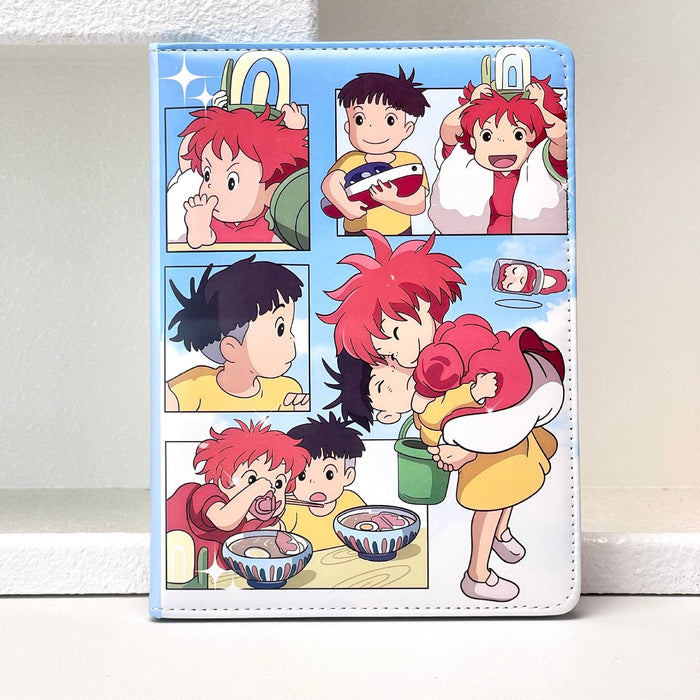 Wholesale Trendy A5 Faux Leather Notebook with Anime Cat Print Cover Full Color Inside Pages