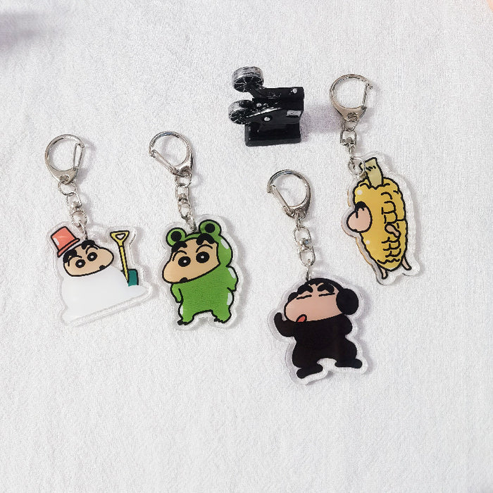 Wholesale cartoon acrylic keychains JDC-KC-ChuangYi014