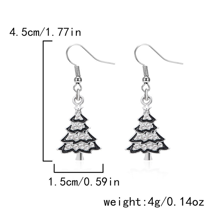 Wholesale  Christmas earrings  Christmas tree earrings