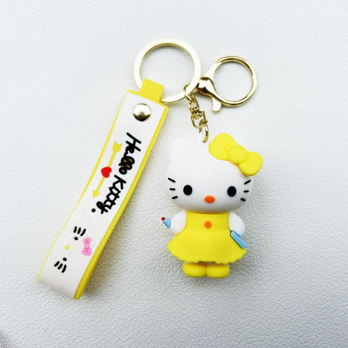 Wholesale PVC Cartoon Doll Keychain JDC-KC-WuYi187