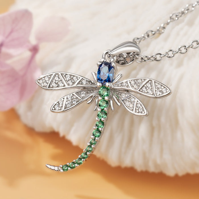 Wholesale Cute Versatile Dragonfly Pendant Necklace