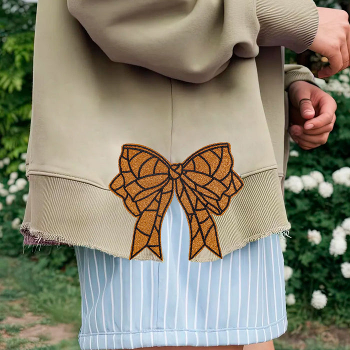 Wholesale Ball Bow Embroidery Cloth DIY Patches