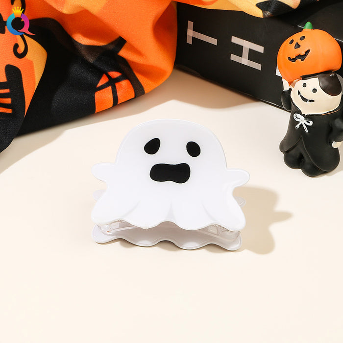 Wholesale Halloween Ghost Expression Pvc Hairpin JDC-HC-Yiyue002