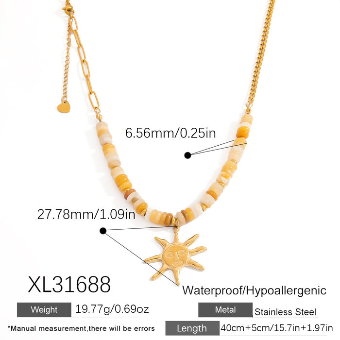 Wholesale Necklace, fashionable and niche, colorfast collarbone chain