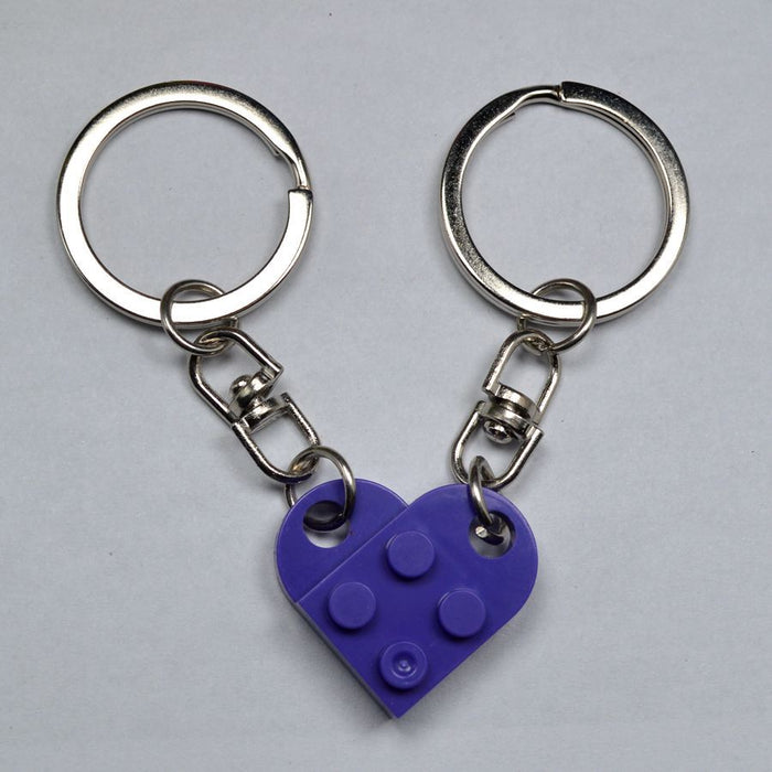 Wholesale Love Building Blocks Plastic Keychain JDC-KC-Maih001