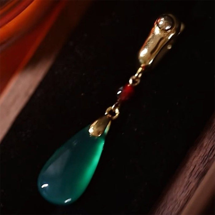 Wholesale   Red and Green Water Drop Earrings  Earrings Women