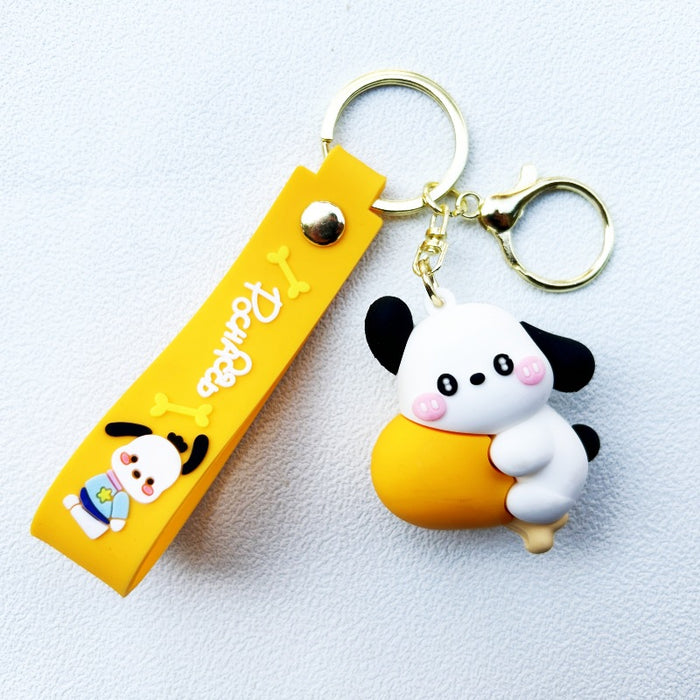 Wholesale PVC cartoon doll Keychain JDC-KC-WuYi091