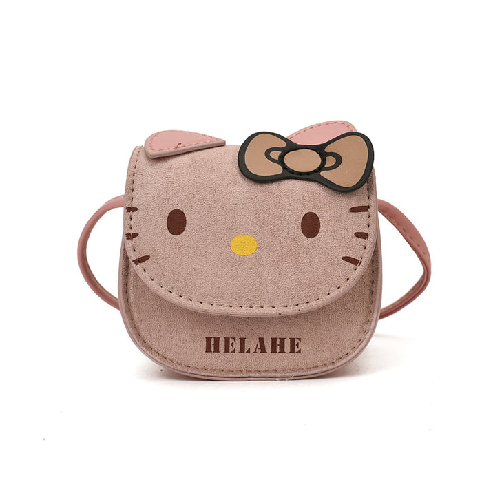 Wholesale Cartoon cute cat little girl coin purse mini parent-child crossbody bag wallet Shoulder Bags
