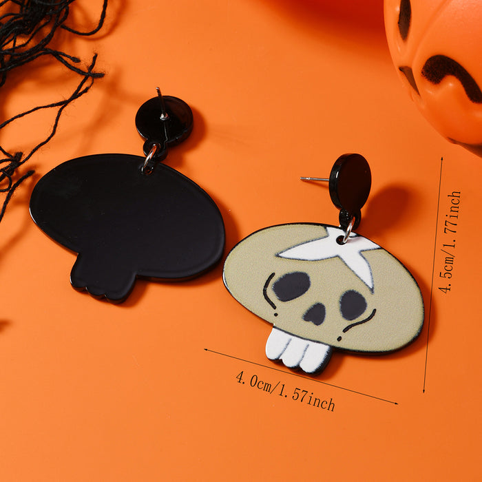 Wholesale  dark personality trend horror ghost animal funny earrings earrings