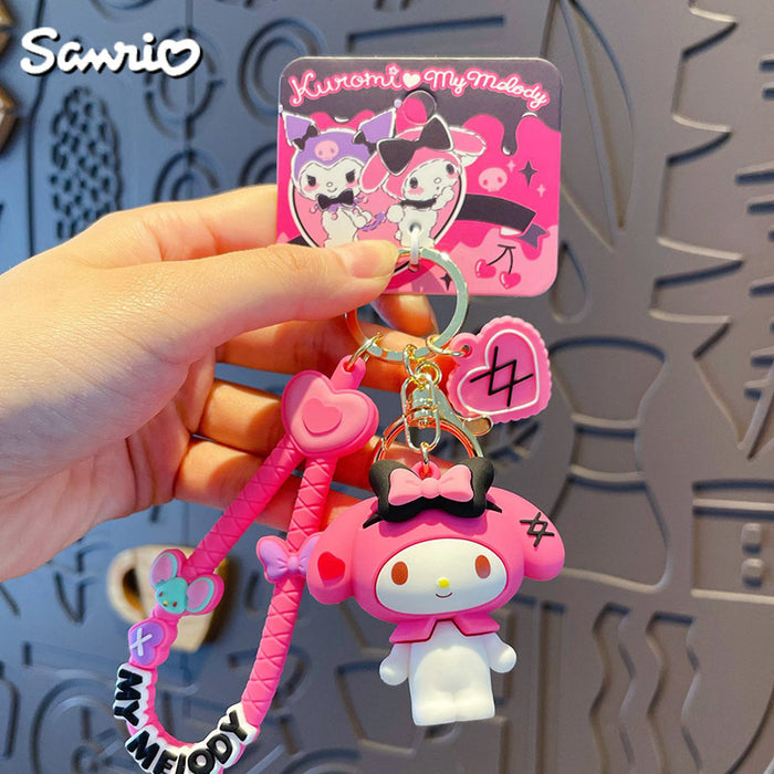 Wholesale Cartoon Doll Silicone Keychain (S) JDC-KC-BaiM070