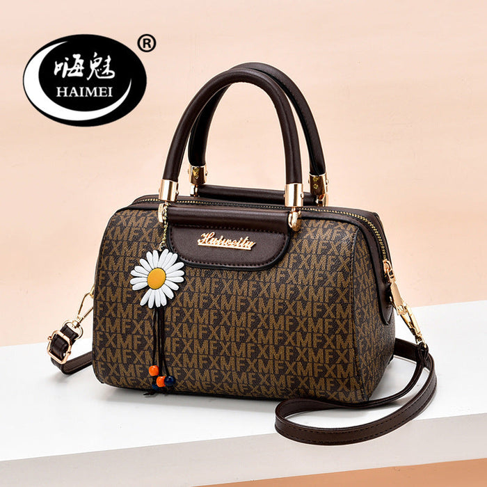 Wholesale Shoulder Bag PU Daisy Boston Bag Handbag Diagonal (F) JDC-SD-Meid005