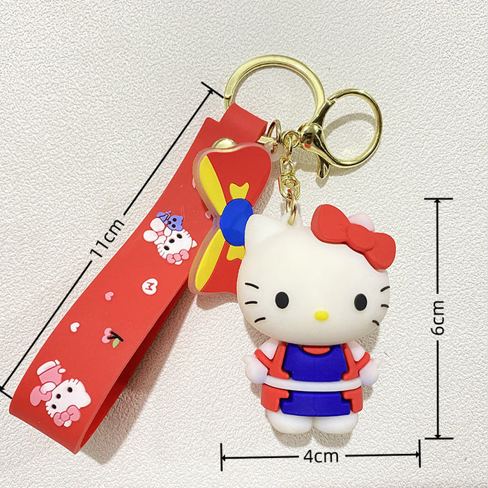 Wholesale PVC Cartoon Doll Keychain JDC-KC-WuYi149