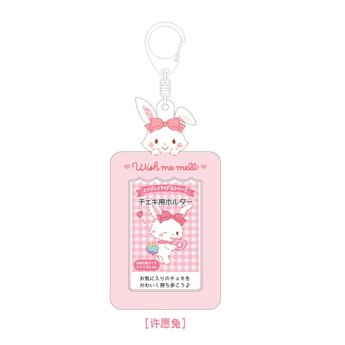 Wholesale  Student Bus Card Meal Card Id Holder Cute  Keychain Pendant Wallet