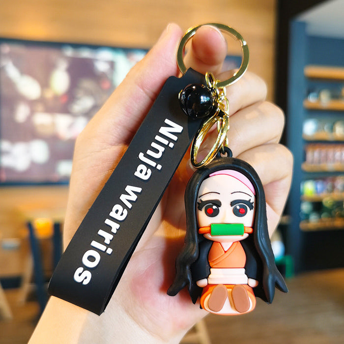 Wholesale Cartoon Doll 3D Rubber Keychain JDC-KC-Tingm071